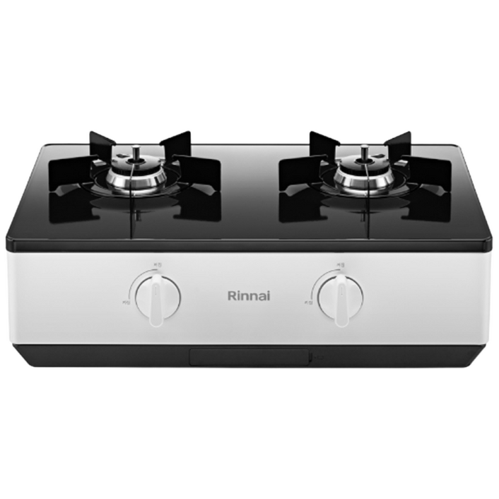 린나이 화이트 가스레인지 스탠딩형 2구 RTR-643CJ, RTR-643CJ LPG