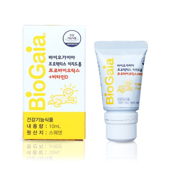 바이오가이아 프로텍티스 이지드롭 프로바이오틱스  비타민 D 영양제, 10ml, 1개