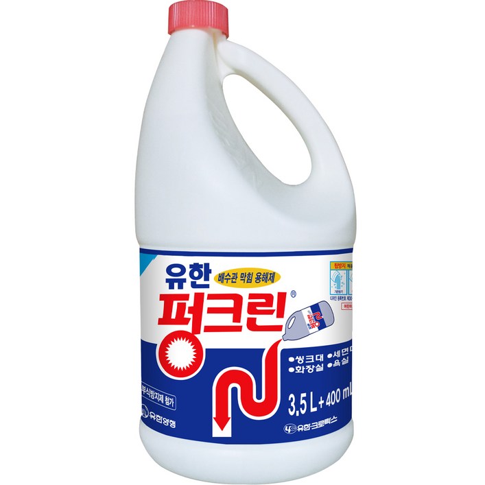 유한양행 펑크린 배수구 세정제, 3.9L, 1개