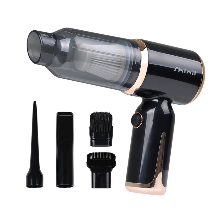 신일 캠핑 야외활동 C타입 무선 멀티 에어건 청소기, SVC2199B, 블랙