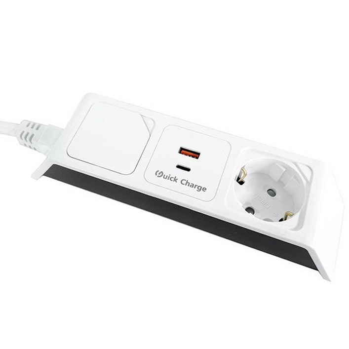 네모탭 USB 일반 고속충전 C타입 멀티탭 2구 SY-NA2 USB CT