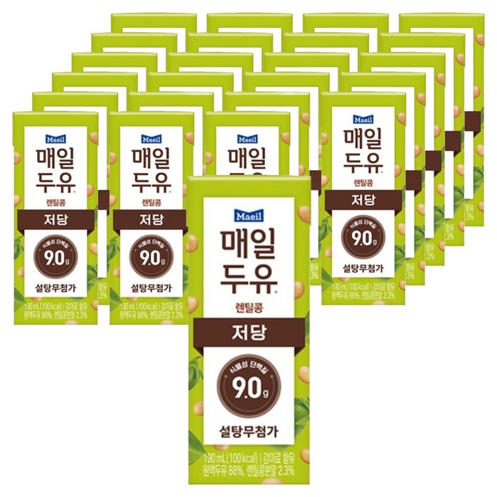 매일두유 렌틸콩 저당두유