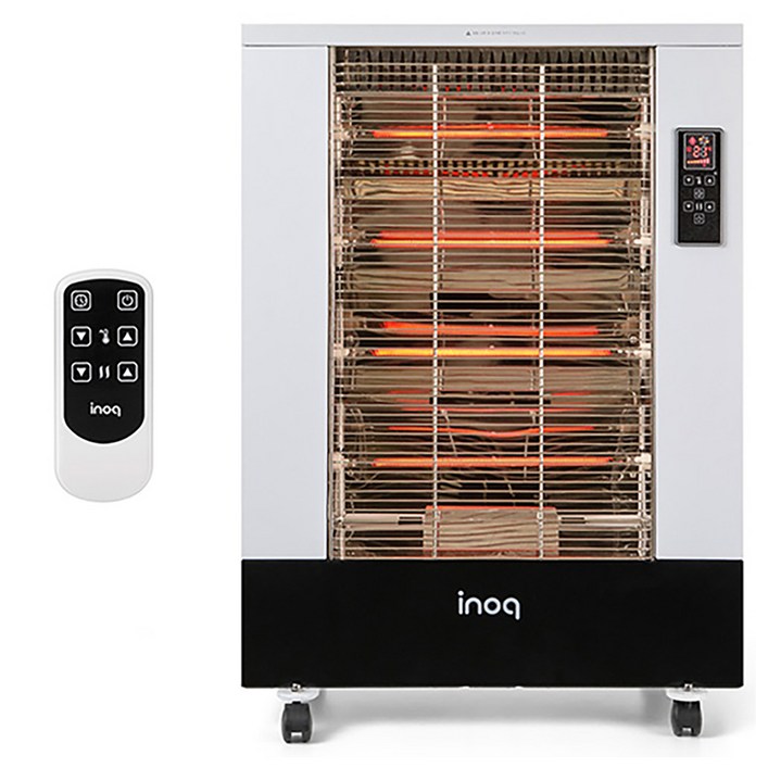 이노크아든 리모컨형 업소용 4단 카본 전기 온풍히터