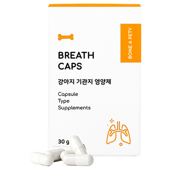 본아페티 강아지 캡슐 기능성 영양제, 60정, 호흡기기관지, 1개