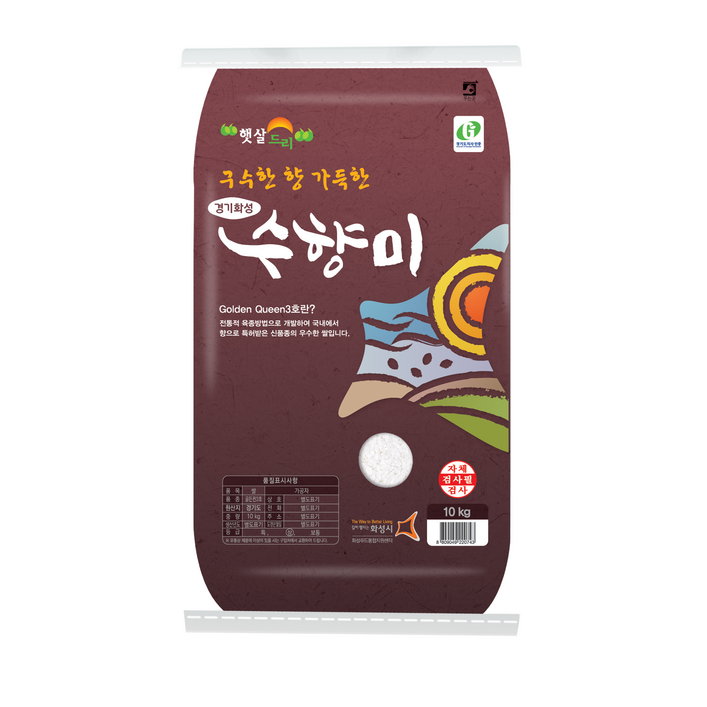 수향미 2024년산 햅쌀 골든퀸 3호 백미 상등급 수향미 2024년산 햅쌀 골든퀸 3호 백미 상등급