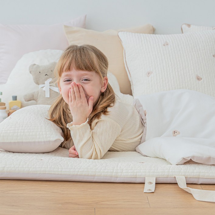 아리베베 코코 순면 자수 낮잠이불세트 분리형