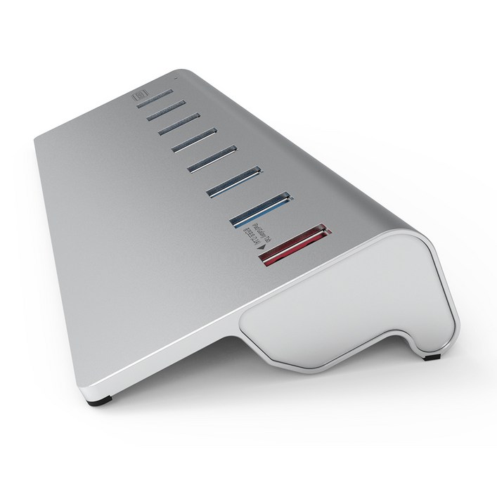 넥스트 이지넷유비쿼터스 USB3.0 알루미늄 8포트 스탠드형 유전원 USB허브 NEXT319U3