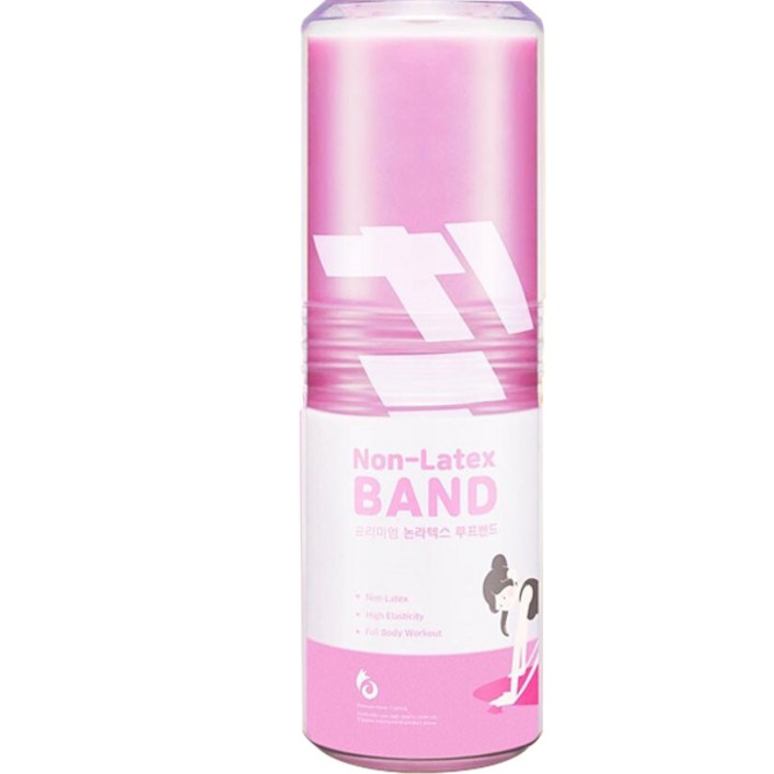 파비츠 스트레칭 루프 운동 고무 스포츠 밴드 논 라텍스 탄력, 핑크