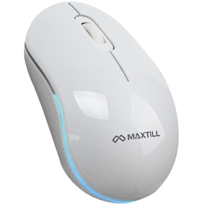 맥스틸 C타입 무소음 충전식 블루투스 무선 마우스 MOBTM10C