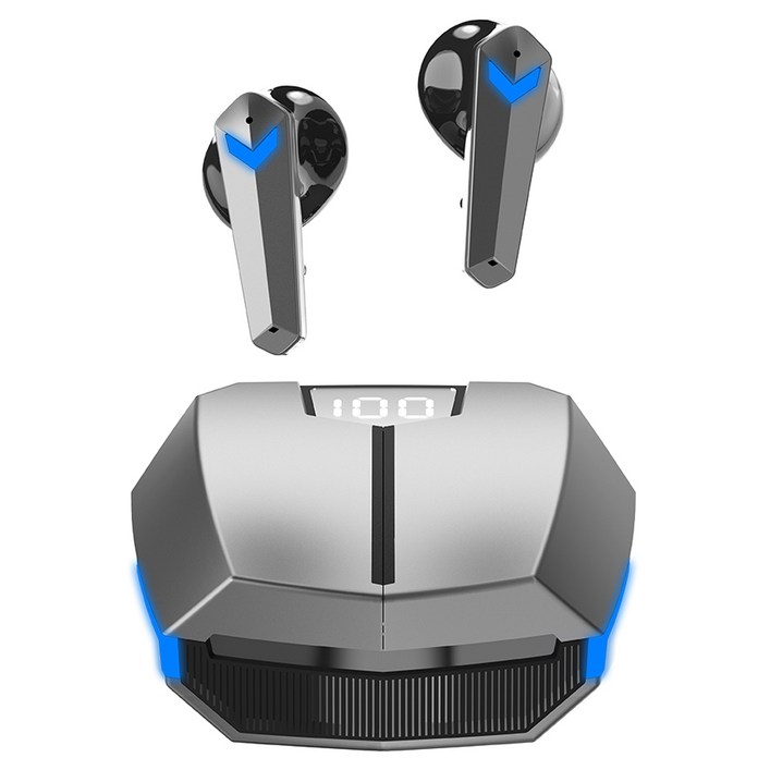 SKY 핏 팬텀 S 블루투스 5.4 TWS 오픈형 게이밍 무선 이어폰, SKY-GX-S1, 더스티 블랙