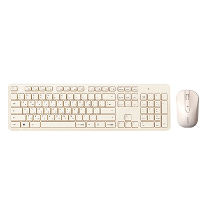 CHERRY DW2300 무선 키보드 + 마우스 세트, DW2300, 화이트, 일반형