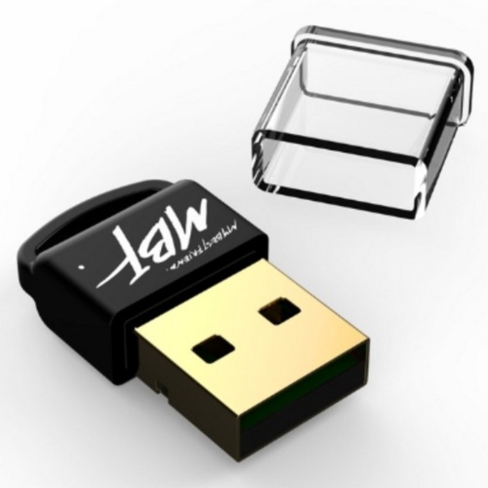 엠비에프 USB 블루투스 동글 5.4, MBFBT54BK, 블랙, 1개