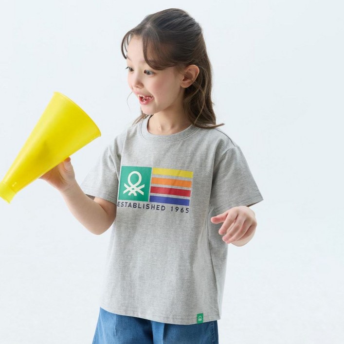 베네통 아동용 반팔 티셔츠 BNKI009 BNKTS5M17T