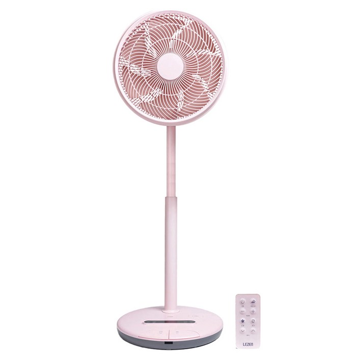 르젠 프리미엄 저소음 BLDC모터 발터치 리모컨 키높이 서큘레이터 LZEFDF4