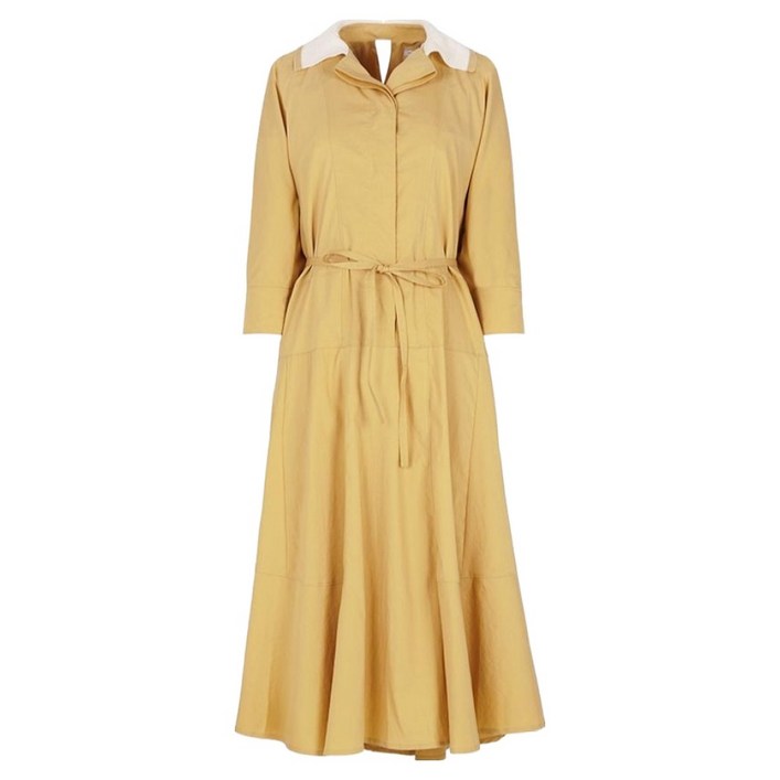 샤트렌 여성용 라글란 세미 루즈핏 롱원피스 HCCFOP202