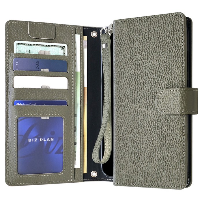 모나프리 에스프로 천연소가죽 다이어리 휴대폰 케이스