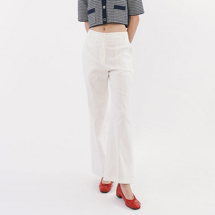 올리브데올리브 여성용 스티치 포인트 긴바지