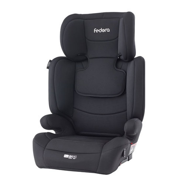 페도라 바오 ISOFIX 벨트장착 겸용 주니어 카시트, 스틸블랙