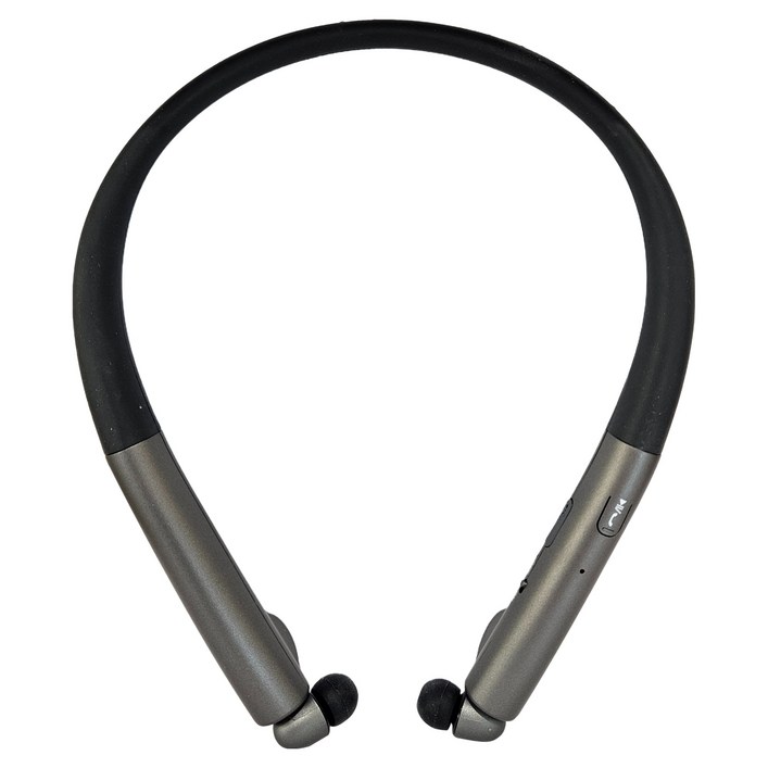 블루선 넥밴드 블루투스 이어폰, BLS3800, Black