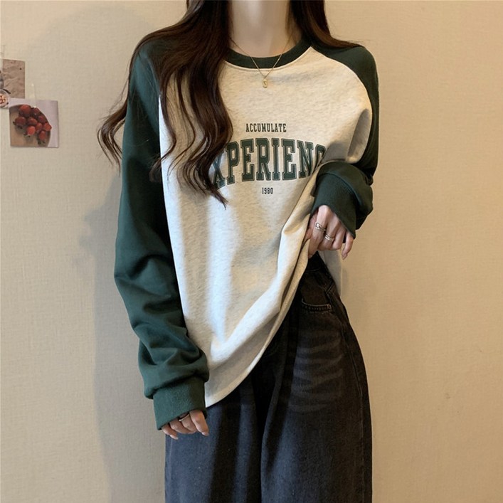 메이첼 루기 나그랑 라운드 루즈핏 맨투맨 10868