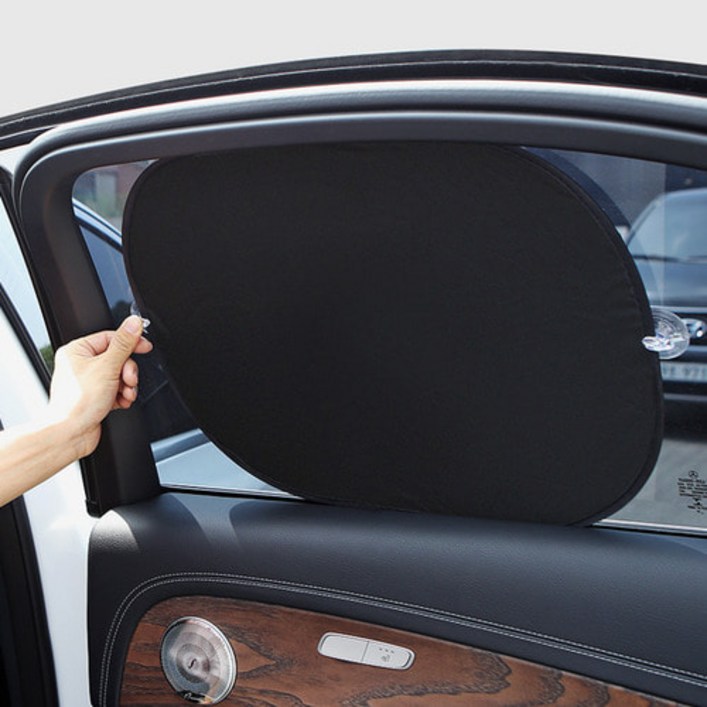 히키스 차량용 전좌석 윈도우 햇빛가리개, 단일색상, 6개 20230326