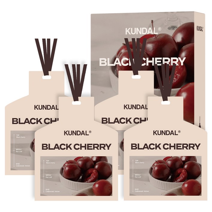 쿤달 차량용 퍼퓸드 샤쉐 7g x 4p