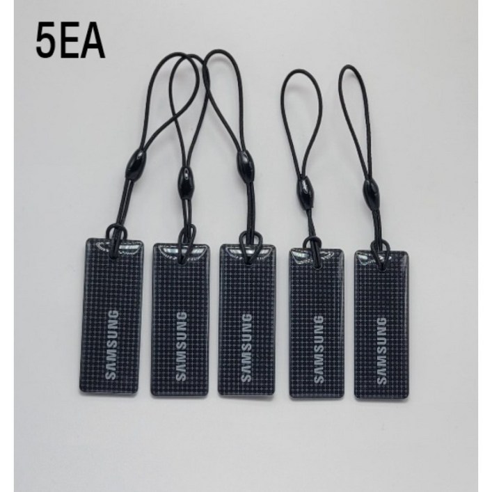 삼성도어락카드키 고리형 블랙 5개EP