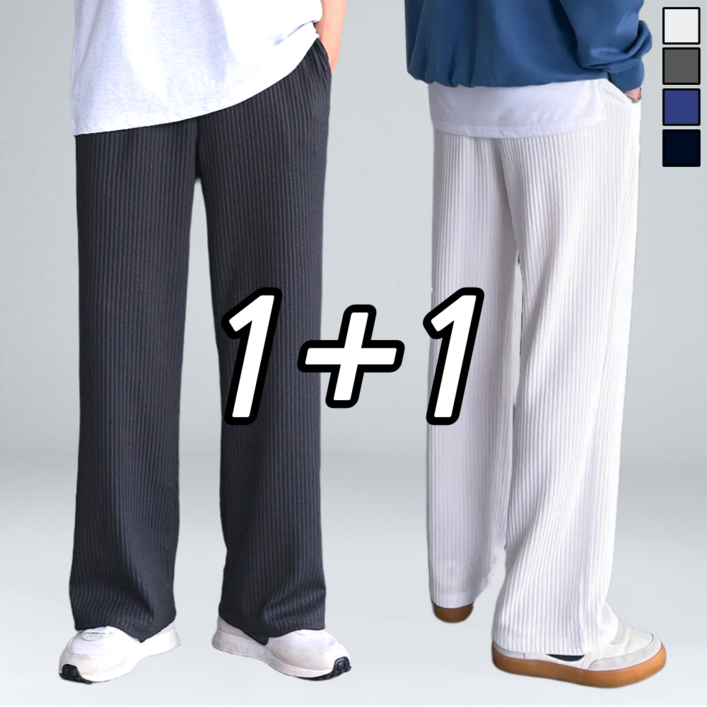 11 남녀공용 트레이닝 밴딩 플리츠 와이드팬츠 M3XL 61262