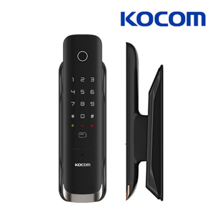 코콤 무타공 푸쉬풀 KDL-S500 지문인식 도어락 아파트 방화문 번호키 교체설치 정품판매 / 키, 방문설치, KDL-S500B 설치의뢰_A지역