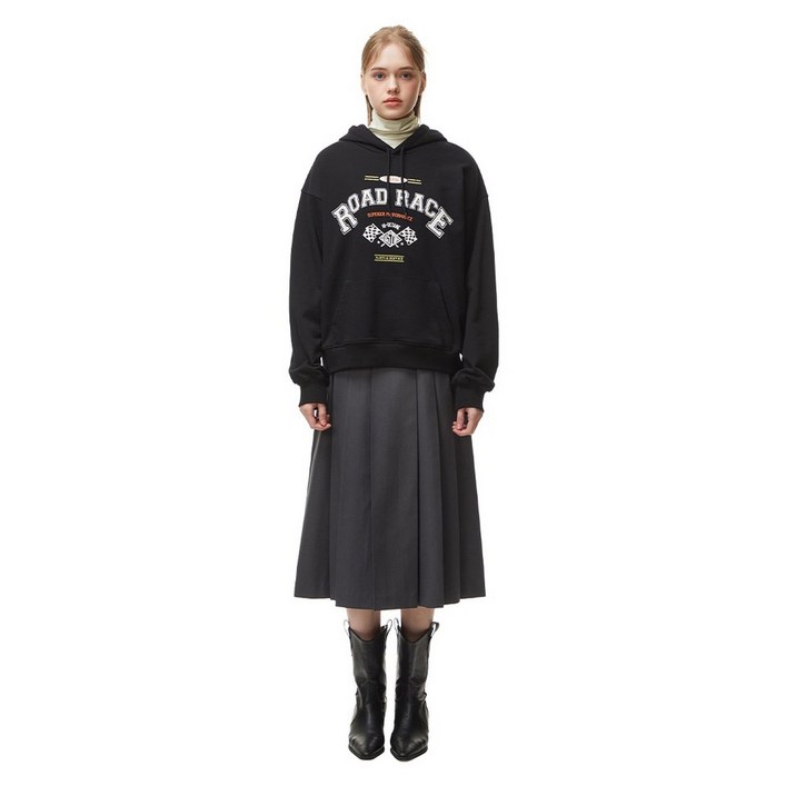 플라스틱아일랜드 플리츠 롱 스커트 PP4WS001 584081