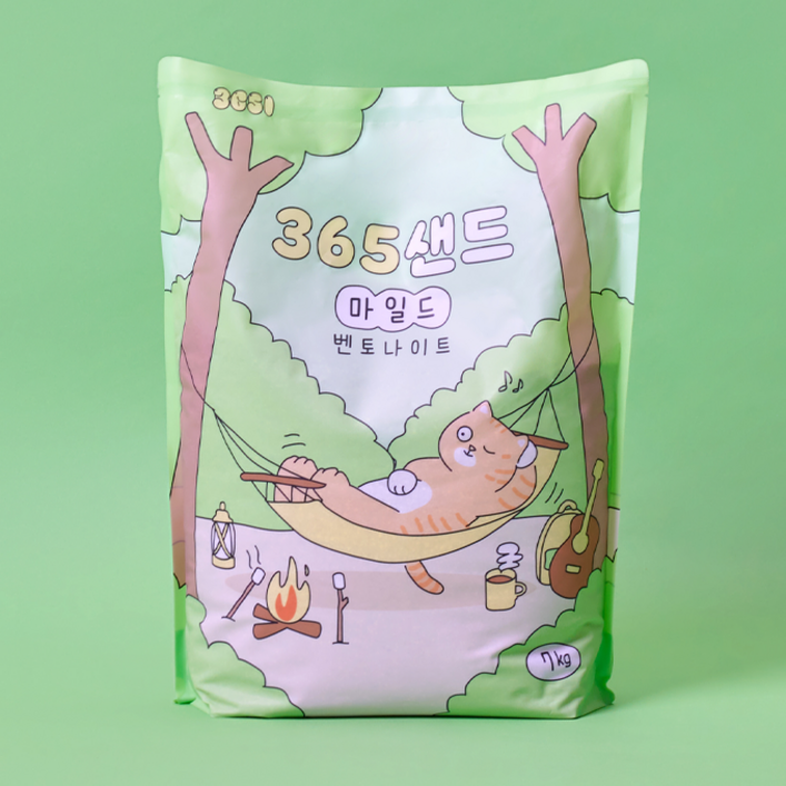 3651 365샌드 마일드 고양이 벤토나이트 모래