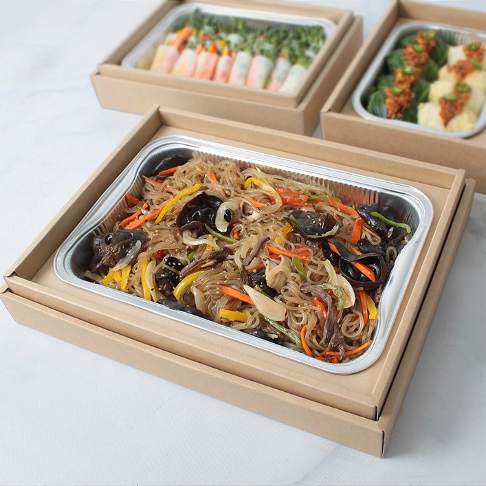 삼부팩 케이터링 박스set 조립 완제품 파티박스 대b호49, 1박스, 5세트