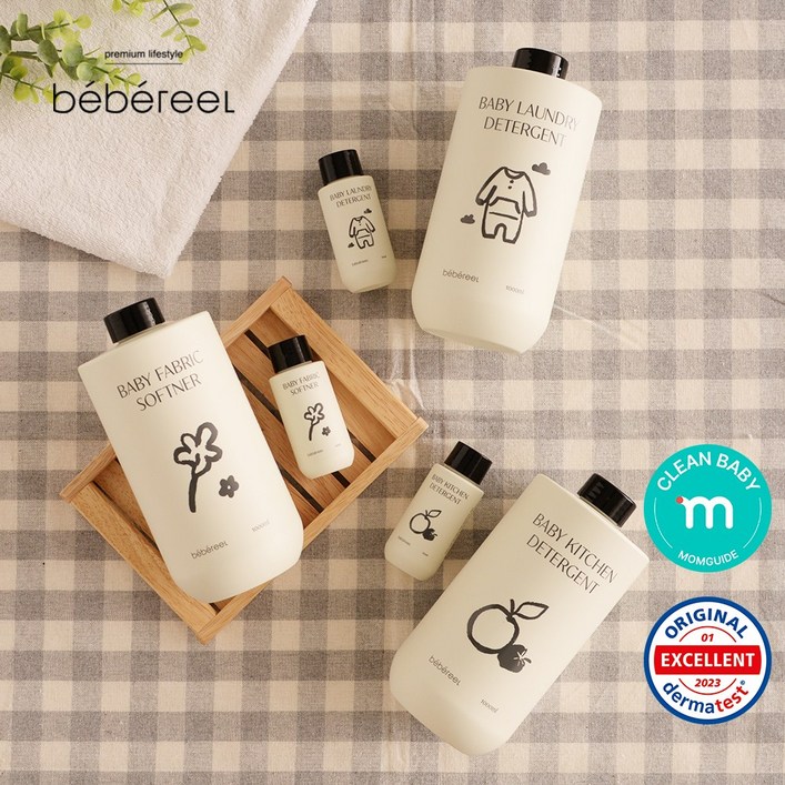 베베르엘 아기세제 섬유유연제 유아세탁 천연 프리미엄 1000ml 베베르엘 아기세제 섬유유연제 유아세탁 천연 프리미엄 1000ml