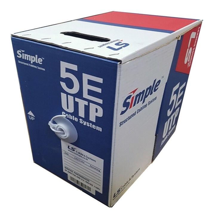 LS전선 UTP CAT5E 300M KS인증, 그레이, 1개, 300m