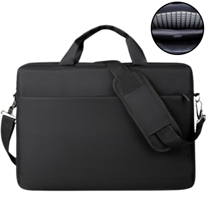 MMT 대용량 노트북 가방 15인치 16인치 17인치, 블랙