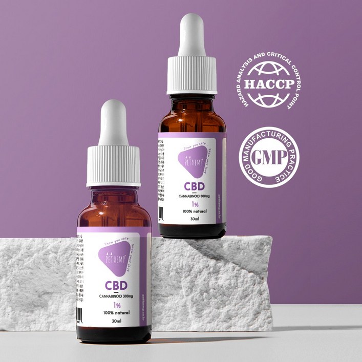 펫햄프 라이트 CBD 오일 30ml 11 강아지 고양이 종합 영양제 햄프씨드 피부 눈물 발작 안정제 오메가3, 종합영양제, 30ml, 2개
