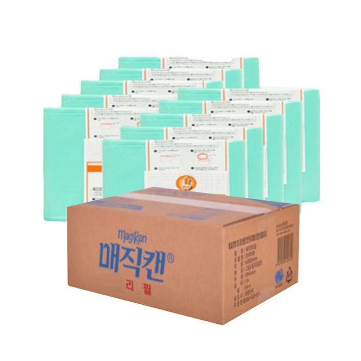 매직캔 리필 봉투 250R5BC, 5개, 21L