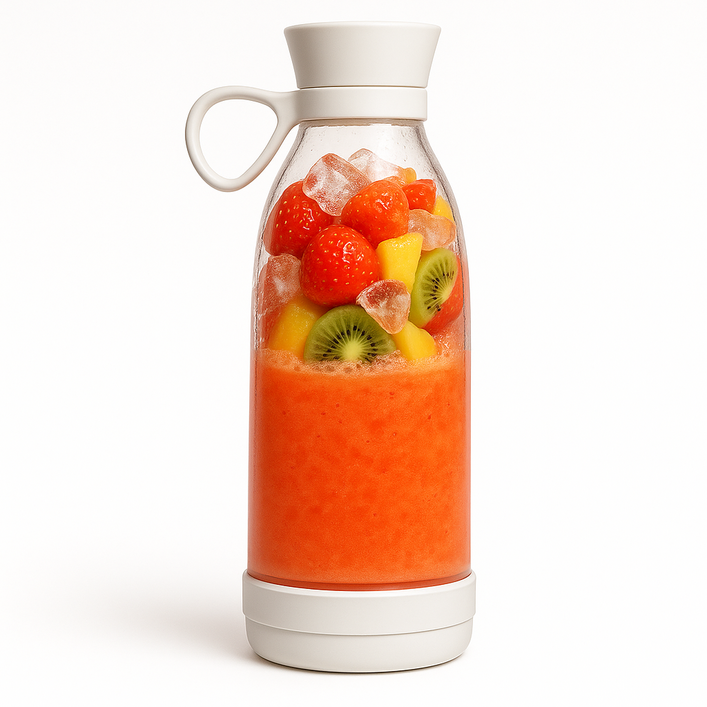 헤이즈 충전식 소형 믹서기 쉐이커, HEMON화이트