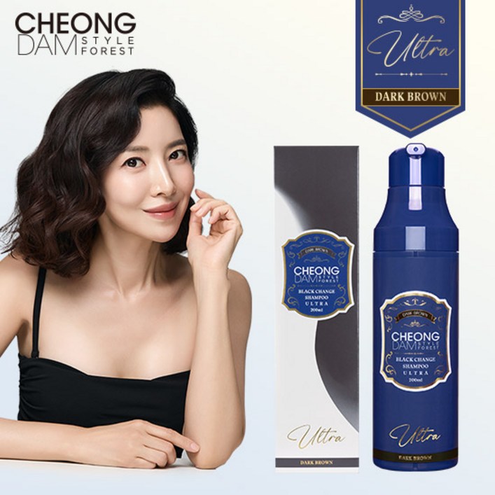 청담스타일 울트라 염색샴푸 200ml 시즌3 흑갈색 청담스타일 울트라 염색샴푸 200ml 시즌3 흑갈색