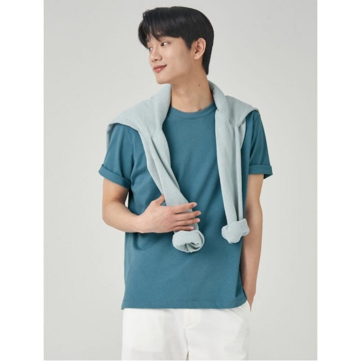 빈폴 Essential 남녀공용 베이직 라운드넥 티셔츠 - 애플그린 (BC3242E02K) - 쇼핑뉴스