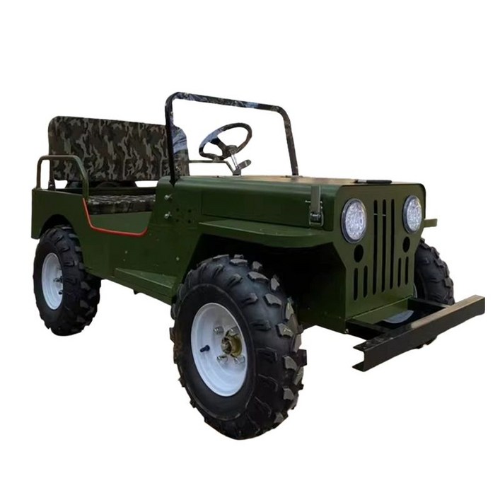 윌 전기 2인승 오프로드 카트 고 전동 고프로, 기본 모델명품번, 1개, 그린