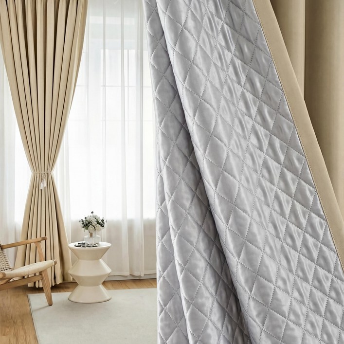 Mosashoe 암막커튼 겨울 단열 방한 방풍 커튼 두꺼운 보온 바람막이  방음 커튼