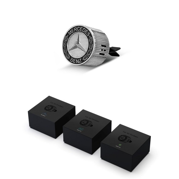 리필용 3개1세트 벤츠 순정 송풍구 방향제 고급스러운 향기 히터 에어컨 클립타입