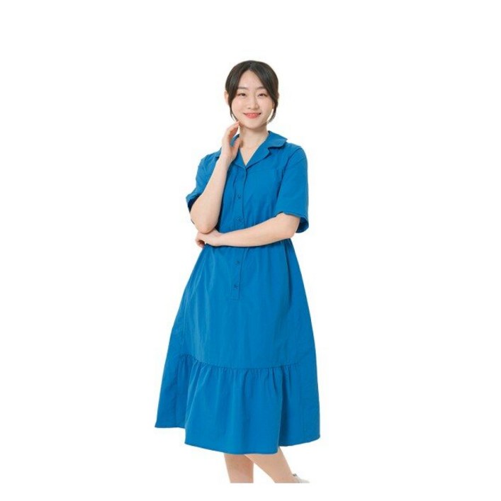 올리비아하슬러 허리주름 플레어 롱 원피스 OHDMOP102 1847769