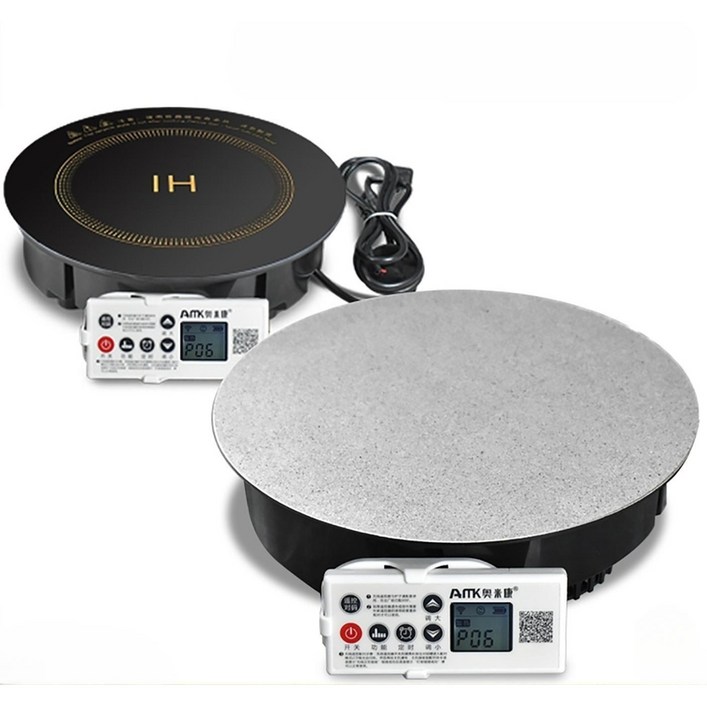 히든 인덕션 식탁 숨은 1구 원형 언더렌지 언더 하부 샤브샤브 원룸 식탁용 슬레이트 고출력