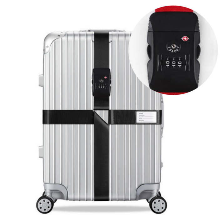 태스코나 TSA인증 캐리어 잠금벨트 여행 자물쇠 캐리어스트랩