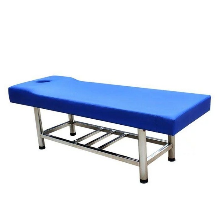 목욕탕 때밀이 침대 구멍 베드 사우나 남탕 안마 블루 보통형188cm B