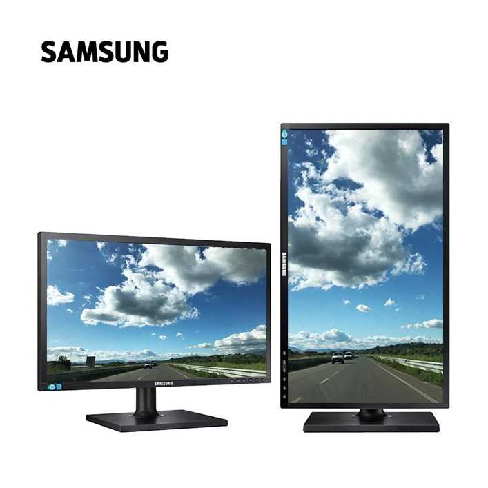 한정특가 삼성 24인치 HDMI 지원 피벗 모니터