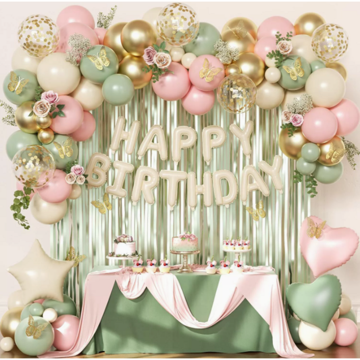 모아룸 풍선 파티 생일 이벤트 장식 풍선구름 세트