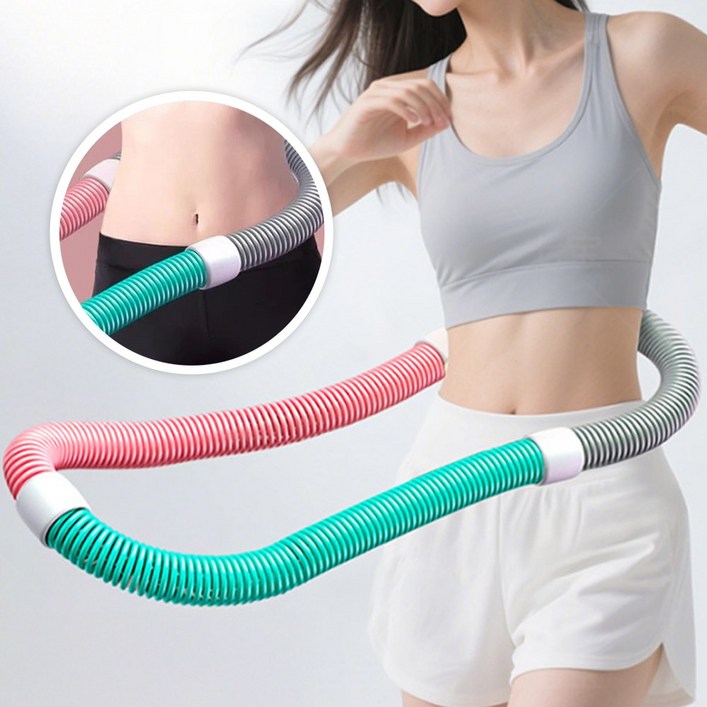 나나민 뱃살 쏙 홈트 전신운동 스프링 훌라후프